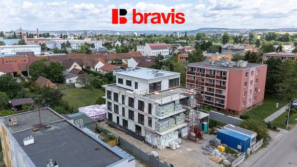 Prodej nadstandardního bytu 3+kk, 76,2 m², zahrada 307 m², sklep, Brno - Horní Heršpice, možnost parkování