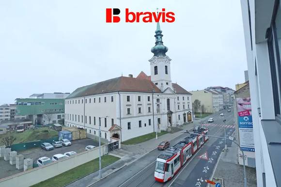 Pronájem bytu 2+kk,Rezidence Viviena III, ul. Vídeňská, Brno - Štýřice.