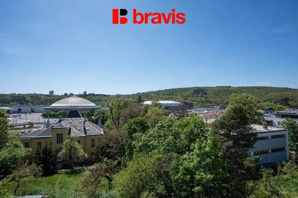 Pronájem bytu 3+kk, Brno - Pisárky, Vinařská ulice, novostavba, klimatizace, terasa, garážové stání