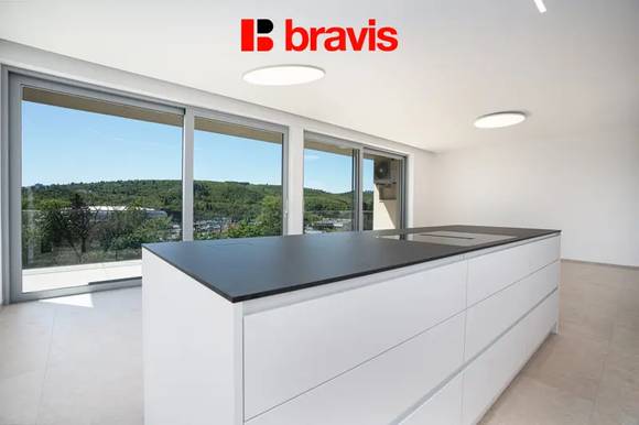 Pronájem bytu 3+kk, Brno - Pisárky, Vinařská ulice, novostavba, klimatizace, terasa, garážové stání