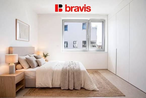 Pronájem bytu 3+kk, Brno - Pisárky, Vinařská ulice, novostavba, klimatizace, terasa, garážové stání