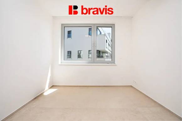 Pronájem bytu 3+kk, Brno - Pisárky, Vinařská ulice, novostavba, klimatizace, terasa, garážové stání