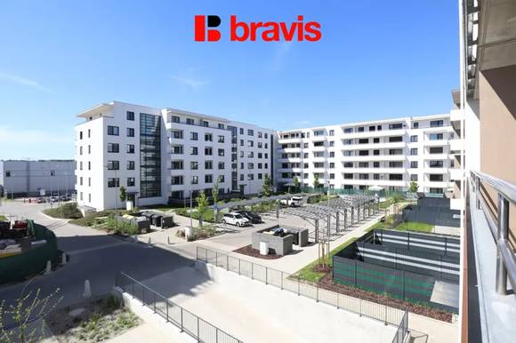 Pronájem novostavby bytu 1+kk 40 m², balkon, sklep, parkovací stání, Brno - Horní Heršpice, ulice Jižní