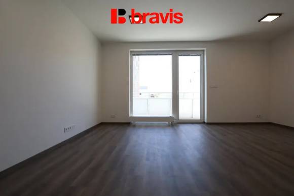 Pronájem novostavby bytu 1+kk 40 m², balkon, sklep, parkovací stání, Brno - Horní Heršpice, ulice Jižní