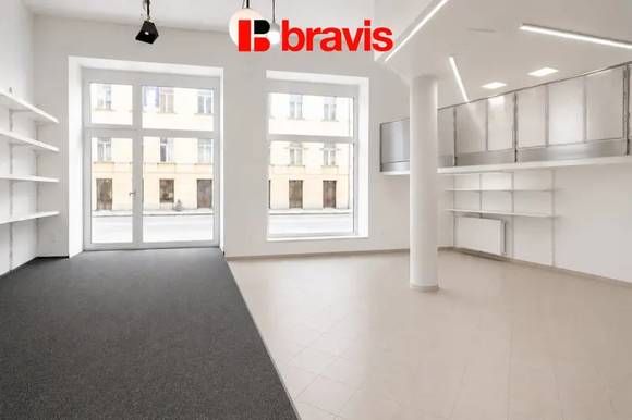 Pronájem nebytového prostoru, ul. Hybešova, Brno - Staré Brno, výloha