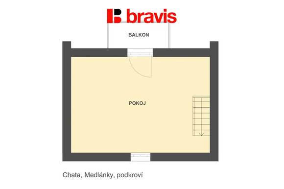 Podnájem chaty 25 m², pozemek 379 m², dvě terasy, sklep, Brno - Medlánky