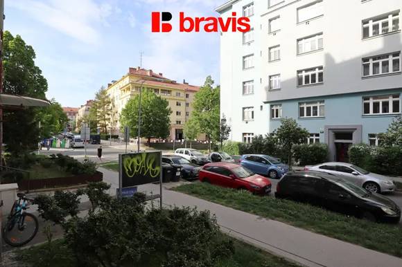 Pronájem bytu 2+1, Brno - Veveří, Tučkova ulice, balkon, internet