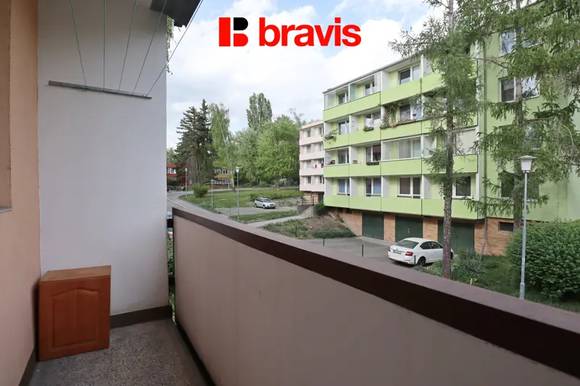 Pronájem bytu 2+1, Brno - Žabovřesky, ulice Kubánská, zařízený, 2 balkóny, sklep, internet v ceně