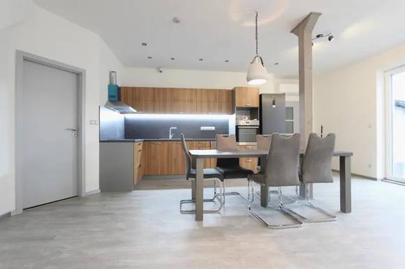 Pronájem novostavby bytu 4+kk, Brno - Zábrdovice, Šámalova ulice, částečně zařízený, klimatizovaný