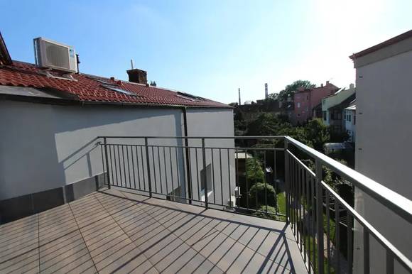 Pronájem novostavby bytu 4+kk, Brno - Zábrdovice, Šámalova ulice, částečně zařízený, klimatizovaný