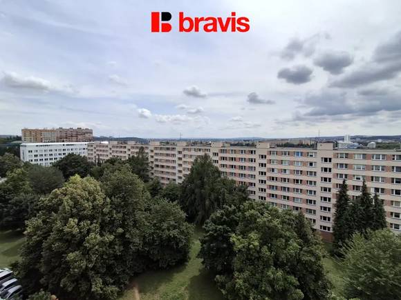 Pronájem bytu 1+1 38 m², částečně zařízený, lodžie,  Brno - Lesná, ul. Brožíkova