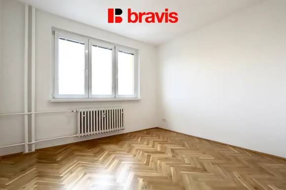 Pronájem bytu 3+1, Brno - Černá Pole, ul. Bieblova, lodžie, po rekonstrukci