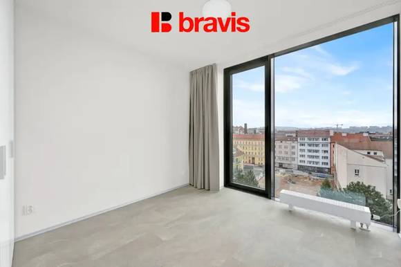 Pronájem mezonetu 4+kk, Brno - Zábrdovice, ul. Příkop, novostavba, terasa, klimatizace