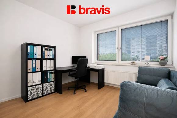 Pronájem moderního bytu 4+kk s terasou, sklepem a 2 parkovacími stáními – Brno, Lesná, ulice Fillova