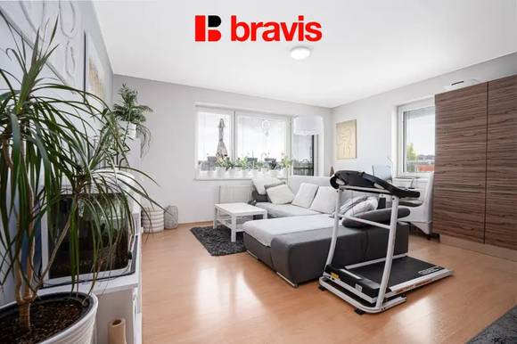 Prodej bytu 2+kk, Brno - Bohunice, ulice Čeňka Růžičky, balkon, garážové stání, sklep