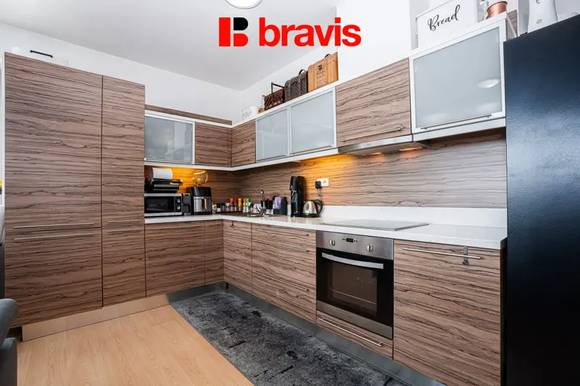 Prodej bytu 2+kk, Brno - Bohunice, ulice Čeňka Růžičky, balkon, garážové stání, sklep
