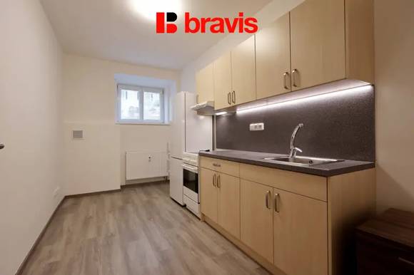 Pronájem bytu 1+1, Brno - střed, ul. Mezírka, částečně zařízený