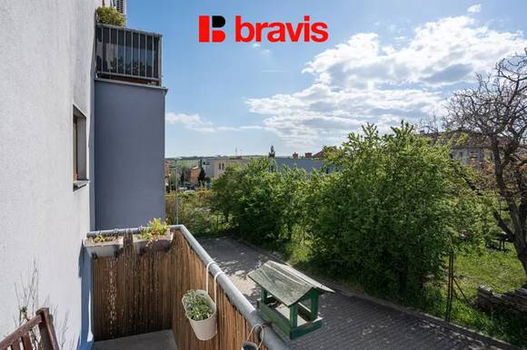 Moderní byt 2+kk s balkonem, garážovým stáním a sklepem, Brno - Bohunice, ulice Čeňka Růžičky