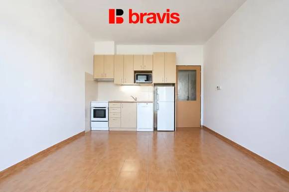 Pronájem bytu 2+kk, Brno - Medlánky, ulice Hrázka, lodžie, sklep, klidná lokalita