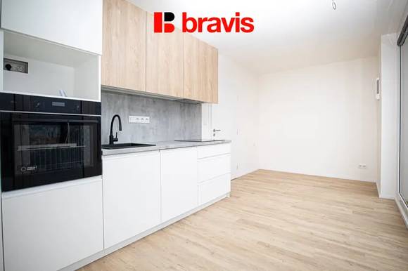 Podnájem bytu 2+kk, Brno - Zábrdovice, ul. Auerswaldova, novostavba, terasa, garážové stání, první nájemník