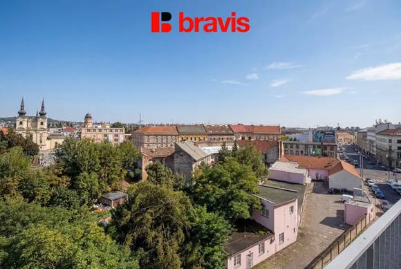 Podnájem bytu 2+kk, Brno - Zábrdovice, ul. Auerswaldova, novostavba, terasa, garážové stání, první nájemník