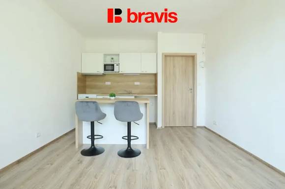 Pronájem bytu 1+kk, Brno - Bystrc, ul. Opálkova, zrekonstruovaný, balkon, sklep