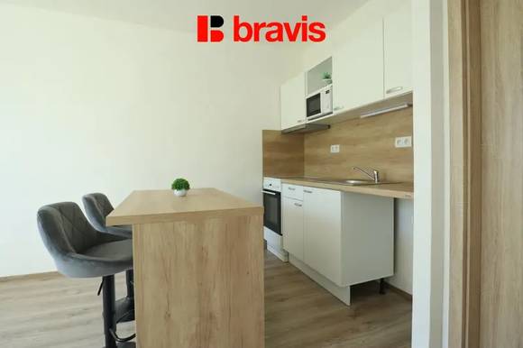 Pronájem bytu 1+kk, Brno - Bystrc, ul. Opálkova, zrekonstruovaný, balkon, sklep