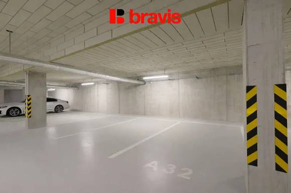 Pronájem bytu 2+kk, ul. Tř. Generála Píky, Brno - Černá Pole, garážové stání, zařízený, novostavba