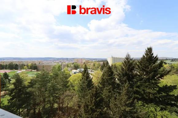 Pronájem bytu 3+1, Brno - Lesná, Haškova ulice, balkon, sklep