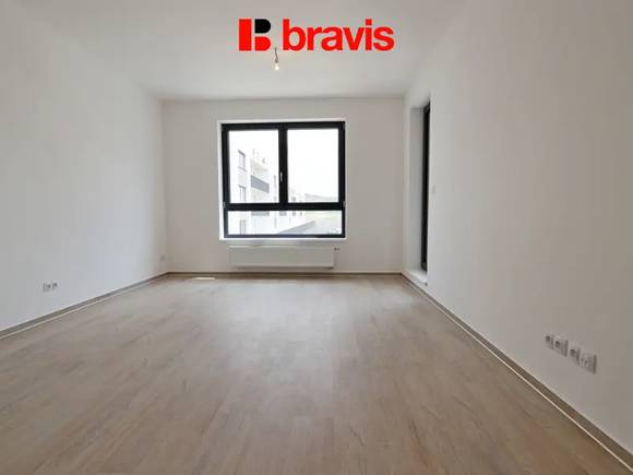 Pronájem bytu 2+kk, Kuřim u Brna, balkon, šatna, sklep, parkování, novostavba