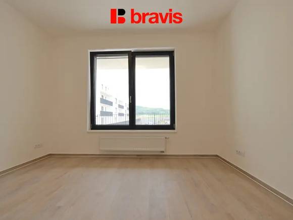 Pronájem bytu 2+kk, Kuřim u Brna, balkon, šatna, sklep, parkování, novostavba