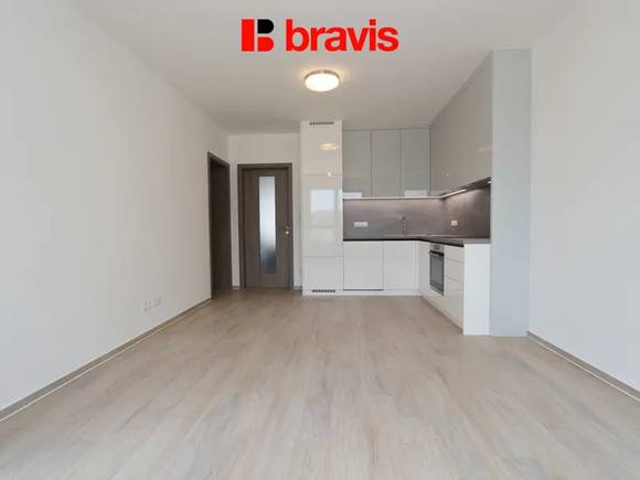 Pronájem bytu 2+kk, Kuřim u Brna, balkon, šatna, sklep, parkování, novostavba
