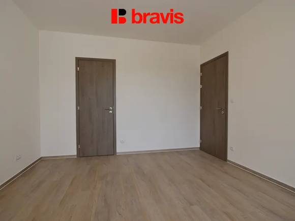 Pronájem bytu 2+kk, Kuřim u Brna, balkon, šatna, sklep, parkování, novostavba