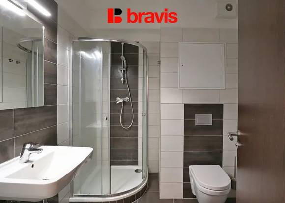 Pronájem bytu 1+kk, Brno - Kamechy, ulice Lišejníková, balkon, sklep