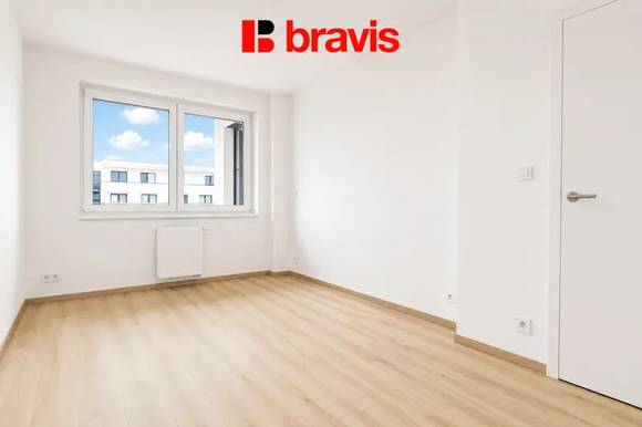 Pronájem bytu 2+kk, ul. Jižní, Brno - Horní Heršpice, novostavba - výhoda prvního nájemníka, balkon, garážové stání