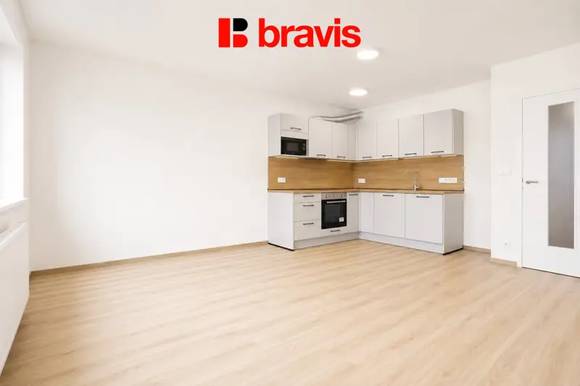 Pronájem bytu 2+kk, ul. Jižní, Brno - Horní Heršpice, novostavba - výhoda prvního nájemníka, balkon, garážové stání