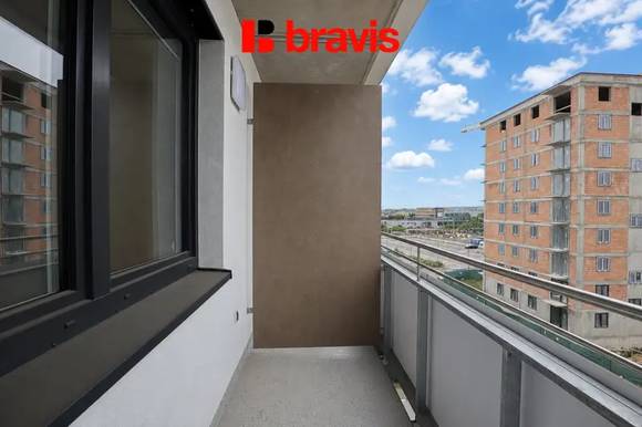 Pronájem bytu 2+kk, ul. Jižní, Brno - Horní Heršpice, novostavba - výhoda prvního nájemníka, balkon, garážové stání