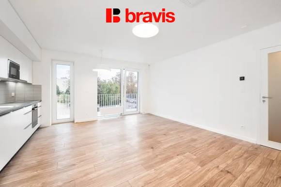 I - Office for rent 3 + kk in a new building, in a lucrative part of Brno, Hlinky Street, Brno - Pisárky, air conditioning, parking, balcony, cellar