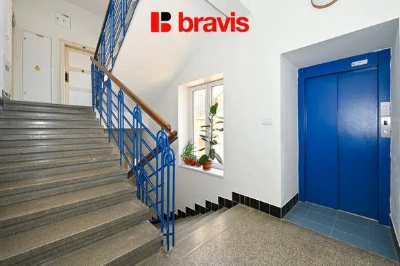 Prodej družstevního bytu 3+kk, Brno - Královo Pole, ulice Palackého třída, po kompletní rekonstrukci, lodžie, klidný vnitroblok