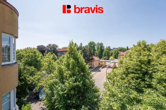 Prodej družstevního bytu 3+kk, Brno - Královo Pole, ulice Palackého třída, po kompletní rekonstrukci, lodžie, klidný vnitroblok