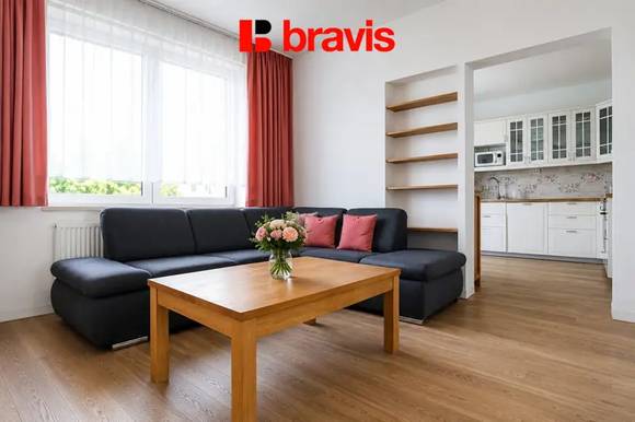 Pronájem moderního bytu 5+kk, ulice Goldova, Brno - Líšeň, mezonet s výjimečným výhledem