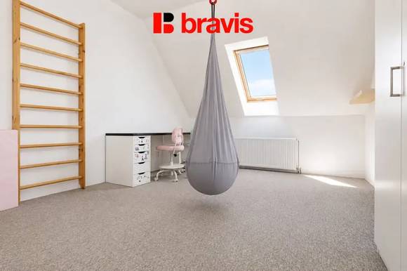 Pronájem moderního bytu 5+kk, ulice Goldova, Brno - Líšeň, mezonet s výjimečným výhledem