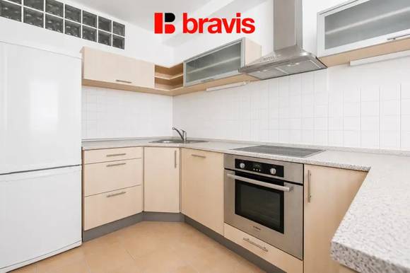 Pronájem bytu 4+kk, Brno - Líšeň, ulice Ševelova, terasa, sklep