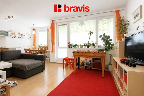 Pronájem bytu 4+kk, Brno - Líšeň, ulice Ševelova, terasa, sklep
