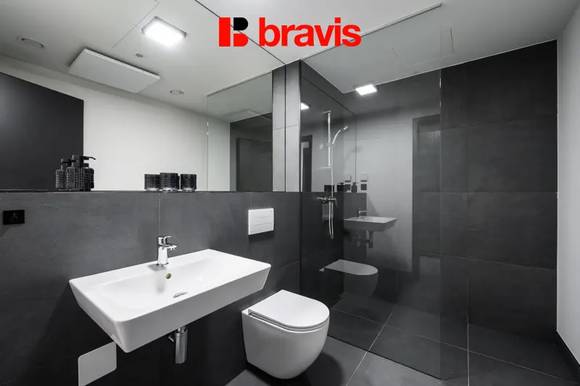 Pronájem 1+kk, Královopolská, Brno: All-in vybavení, wifi, garáž, gym