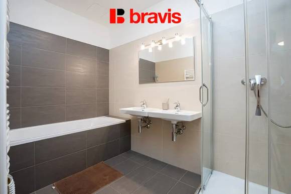 Pronájem bytu 3+kk, ulice Mezírka, Brno - střed, novostavba, terasa