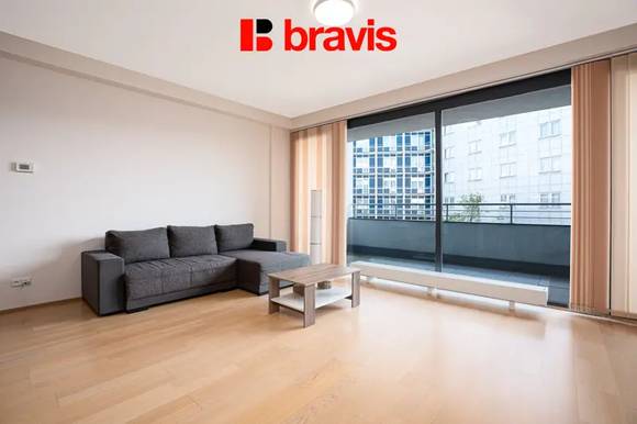 Pronájem bytu 3+kk, ulice Mezírka, Brno - střed, novostavba, terasa