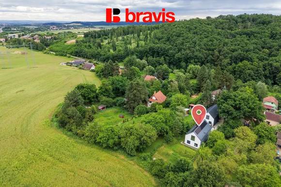 Prodej výjimečného RD 4+kk, u lesa a přesto kousek od Brna, absolutní klid, pozemek 681m2,