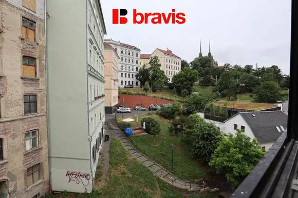 Pronájem bytu 3+kk, Rezidence Kopečná, Brno - střed, Kopečná ulice, terasa, 2 parkovací stání v zakladači