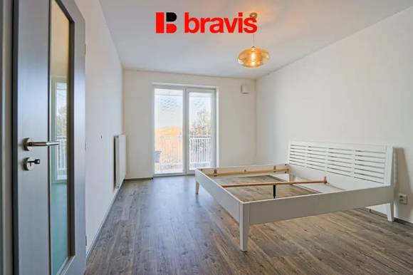 Pronájem bytu 2+kk, Brno - Ponava, novostavba, zařízený, klimatizace, balkón, sklep,parkovacího stání